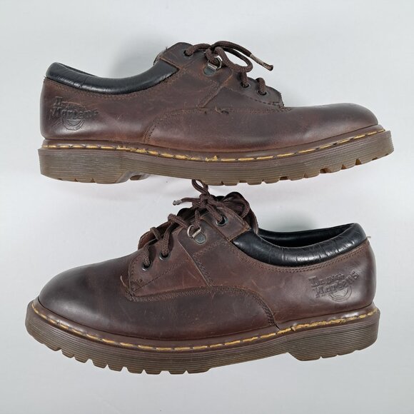 Dr Martens Vintage Oxford Shoes Men UK 9 Brown US 10 Leather 7733 England - Picture 3 of 16